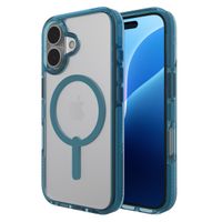 ZAGG Coque Santa Cruz Snap avec MagSafe Apple iPhone 16 - Clear / Blue
