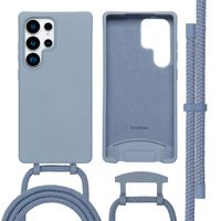 imoshion Coque arrière Color avec cordon amovible et MagSafe Samsung Galaxy S25 Ultra - Ash Blue