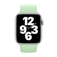 Apple Bracelet Boucle unique en Silicone Apple Watch | 44/45/46/49 mm - Taille 5 - Pistachio