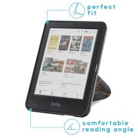 imoshion Étui de liseuse portefeuille design Pliable Kobo Clara Colour / BW - Black Marble
