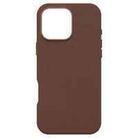 OtterBox Coque en cuir de cactus Symmetry MagSafe iPhone 16 Pro Max - Rich Adobe Brown