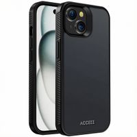 Accezz Coque Givrée Robuste Apple iPhone 15 - Noir