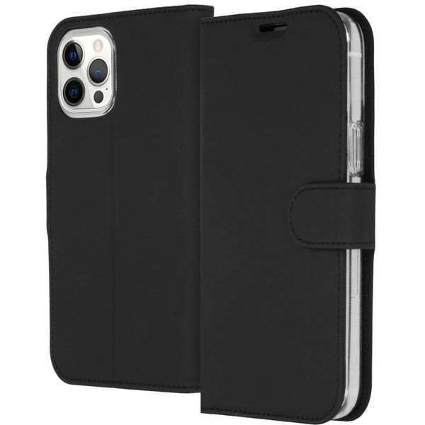 Accezz Étui de téléphone Wallet iPhone 12 Pro Max - Noir