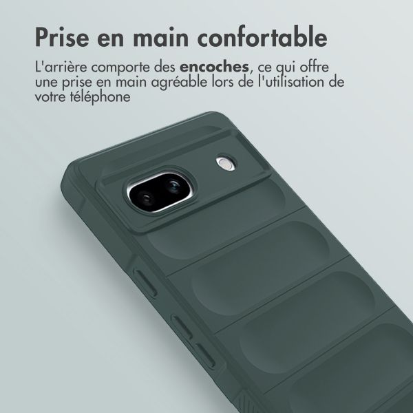 imoshion Coque arrière EasyGrip Google Pixel 7a - Vert foncé