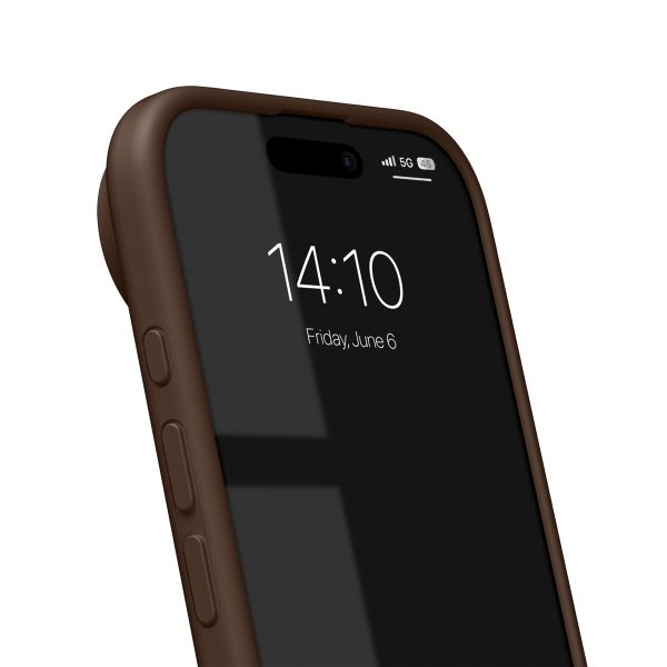 iDeal of Sweden Coque en silicone avec MagSafe Apple iPhone Air - Mocha Mousse