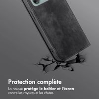 imoshion Étui de téléphone portefeuille Slim Motorola Moto G56 - Noir