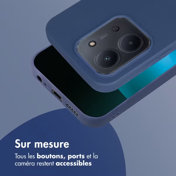 imoshion Coque Couleur Xiaomi Redmi 15C (5G) - Bleu foncé