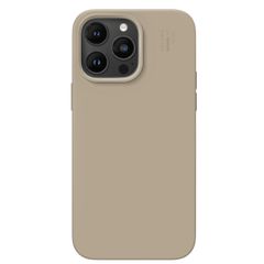 iDeal of Sweden Coque en silicone avec MagSafe Apple iPhone 14 Pro - Beige