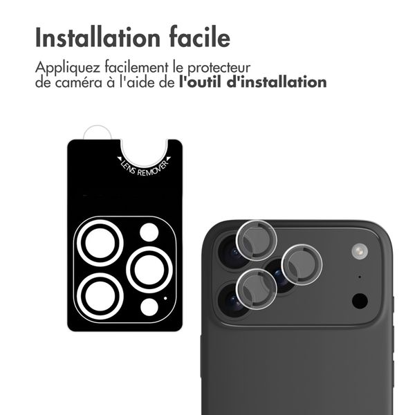 imoshion Protection d'objectif d'appareil photo (pack de 2) Apple iPhone 17 Pro / 17 Pro Max - Transparent