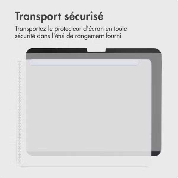 Accezz Protecteur d’écran de confidentialité magnétique Apple iPad Pro 13 (2025) M5 / (2024) M4