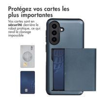 imoshion Coque arrière avec porte-cartes Samsung Galaxy A57 (5G) - Bleu foncé