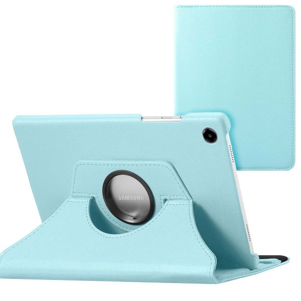 imoshion Coque tablette rotatif à 360° Samsung Galaxy Tab A9 8.7 pouces - Bleu clair