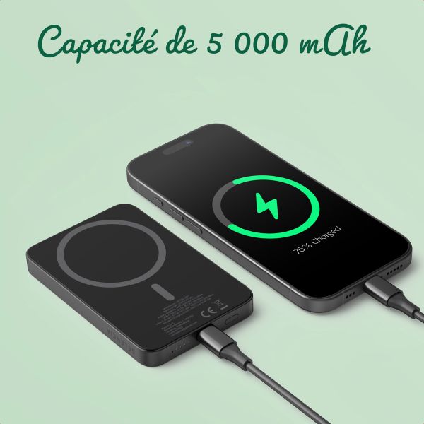 Crée ta propre Batterie externe MagSafe 5000 mAh - Noir