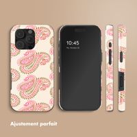 Selencia Coque arrière Vivid Apple iPhone 16 Pro - Paisley Blush