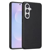 Accezz Coque arrière en cuir avec MagSafe Samsung Galaxy S26 Plus - Onyx Black