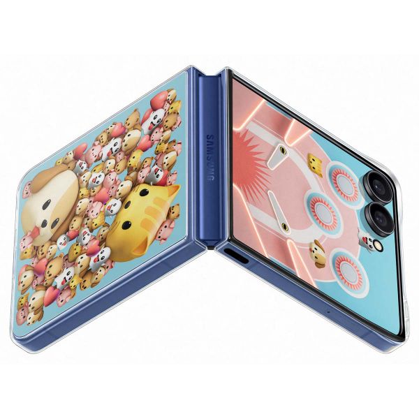 Samsung Coque FlipSuit originale Samsung Galaxy Z Flip 7 - Transparent