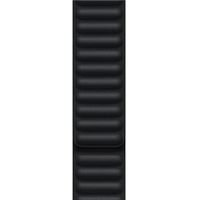 Apple Bracelet Leather Link Apple Watch Series 1 t/m 11 / SE / Ultra (44/45/46/49 mm) - Taille M/L - Midnight