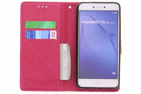 Etui de téléphone Fleurs de Trèfle Huawei P8 Lite (2017)