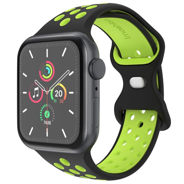 imoshion Bracelet sport⁺ Apple Watch Series 1 á 9 / SE (38/40/41 mm) | Series 10 (42 mm) - Taille S/M - Black Volt