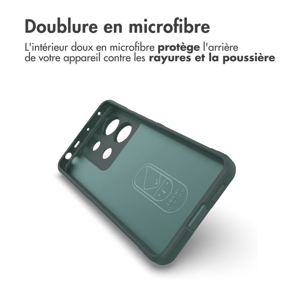 imoshion Coque arrière EasyGrip Xiaomi Redmi Note 13 Pro (5G) - Vert foncé