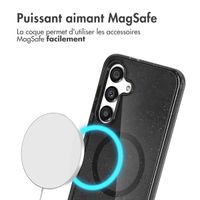 imoshion Coque Pailletée avec MagSafe Samsung Galaxy S24 - Glitter Noir
