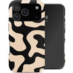 Selencia Coque arrière Vivid Apple iPhone 17 Pro Max - Art Wave Black