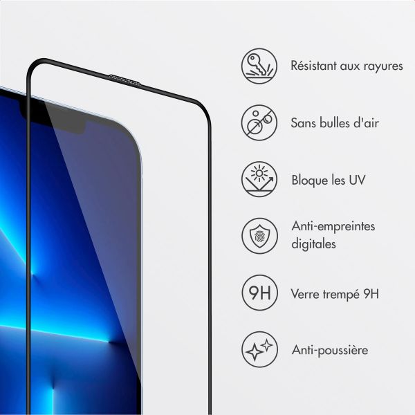 Accezz Protecteur d’écran en verre trempé + Applicateur Apple iPhone 13 Pro Max / 14 Plus