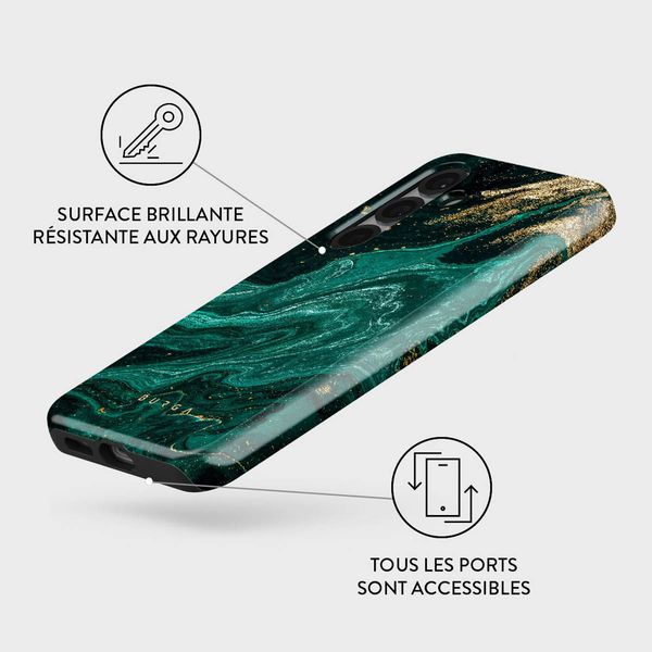 Burga Coque arrière Tough Samsung Galaxy S25 - Emerald Pool