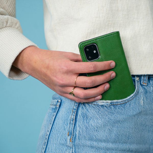 imoshion Étui de télephone portefeuille de luxe Apple iPhone 8 Plus / 7 Plus - Vert