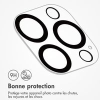 imoshion Lot de 2 protections d'objectif de caméra iPhone 16 Pro / 16 Pro Max - Noir