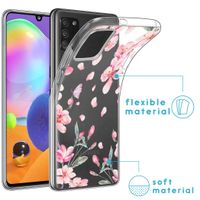 imoshion Coque Design Samsung Galaxy A31 - Fleur - Rose