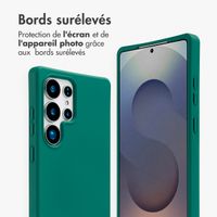 imoshion Coque arrière Color avec cordon amovible et MagSafe Samsung Galaxy S25 Ultra - Vert foncé