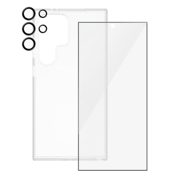SAFE by PanzerGlass Pack 3-en-1 Safe - Coque + protection d'écran + protection de caméra Samsung Galaxy S24 Ultra - Transparent