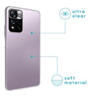 imoshion Coque silicone Xiaomi Redmi Note 11 Pro - Transparent