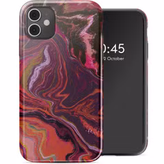 Selencia Coque arrière Vivid Apple iPhone 11 - Marble Purple