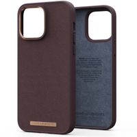 Njorð Collections Coque en cuir véritable iPhone 14 Pro Max - Brown