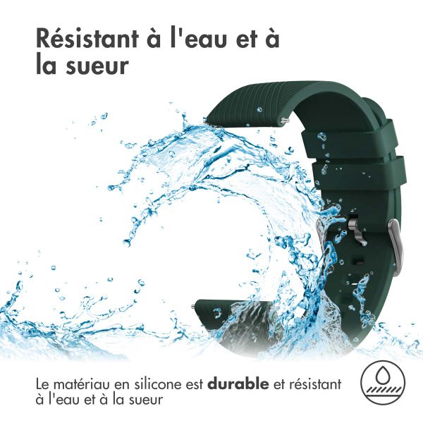 imoshion Bracelet en silicone - Connexion universelle de 20 mm - Vert foncé