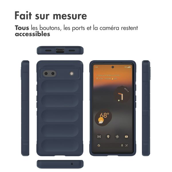 imoshion Coque arrière EasyGrip Google Pixel 6a - Bleu foncé