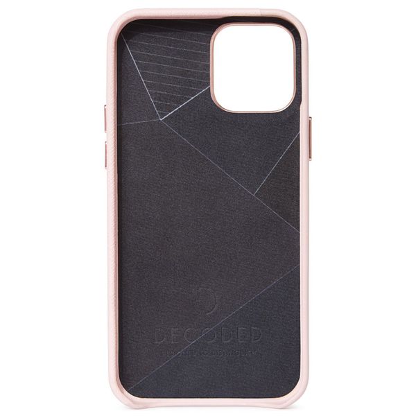 Decoded Coque en cuir Dual iPhone 12 (Pro) - Rose