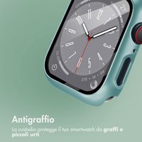 imoshion Coque rigide à couverture complète Apple Watch 4 / 5 / 6 / SE - 44 mm - Vert foncé