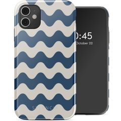 Selencia Coque arrière Vivid Tough iPhone 11 - Wave Vibes Classic Blue