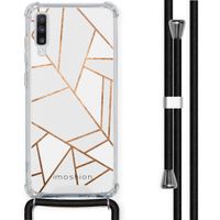 imoshion Coque Design avec cordon Samsung Galaxy A70 - White Graphic