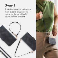 imoshion Etui de télephone portefeuille avec cordon Samsung Galaxy S23 FE - Noir