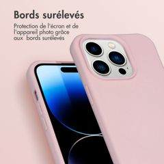 imoshion Coque de couleur avec cordon amovible iPhone 14 Pro - Rose