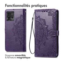 imoshion Etui de télephone Mandala Motorola Moto G72 - Violet