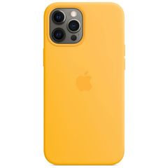 Apple Coque en silicone MagSafe Apple iPhone 12 Pro Max - Sunflower