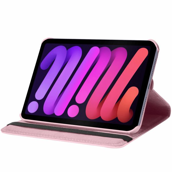 imoshion Coque tablette rotatif à 360° iPad Mini 7 (2024) / iPad Mini 6 (2021) - Rose