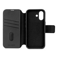 Decoded Portefeuille détachable 2 en 1 en cuir MagSafe Apple iPhone 17 - Noir