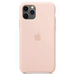 Apple Coque en silicone Apple iPhone 11 Pro - Pink Sand