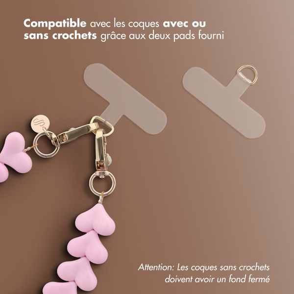 Selencia Lova Dragonne Cœur - Cotton Candy